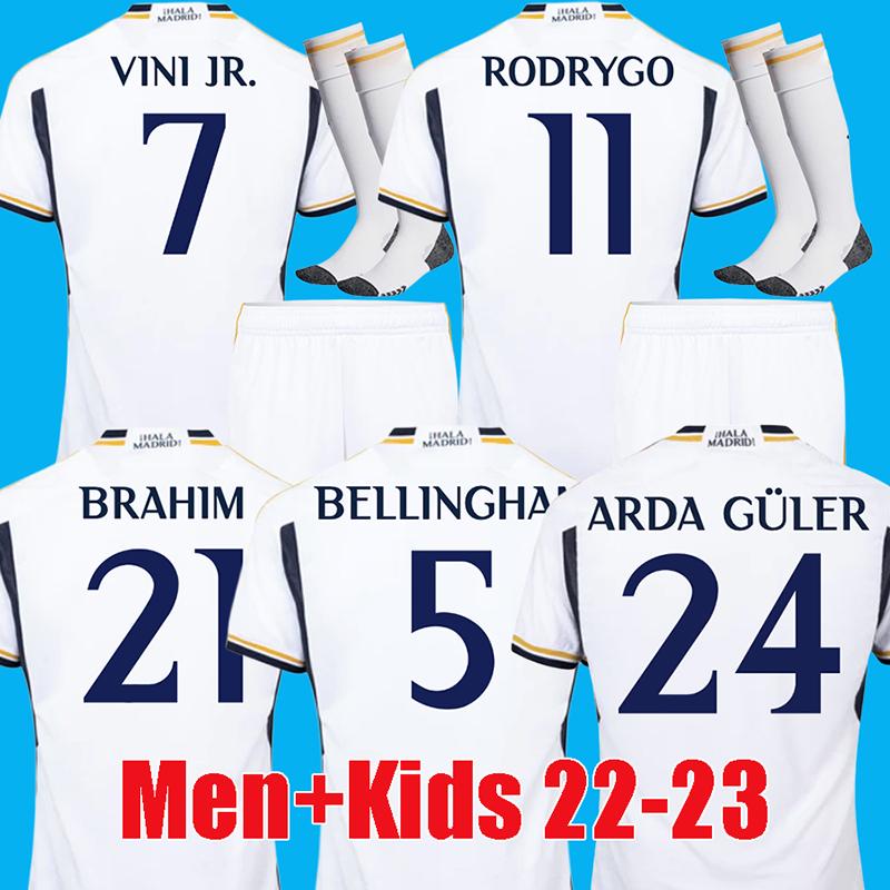 

23 24 Player Version Fans Soccer Jerseys Final Bellingham ARDA GULER Real Madrids RODRGO camiseta 2023 2024 VINI JR CAMAVINGA football shirt kids camiseta de futbol, Home kids