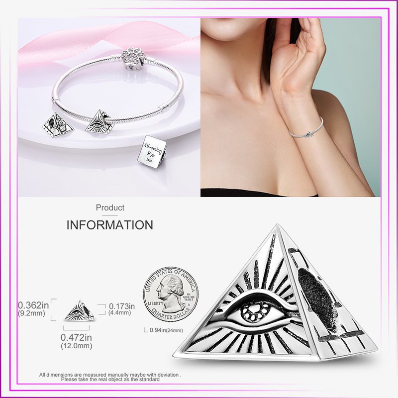 925 Sterling Silver Castle ToFlower Sea ToFlower Bead Building Charm Plata De Ley For S925 Snake Pendant Bracelet Women Gift Jewelry