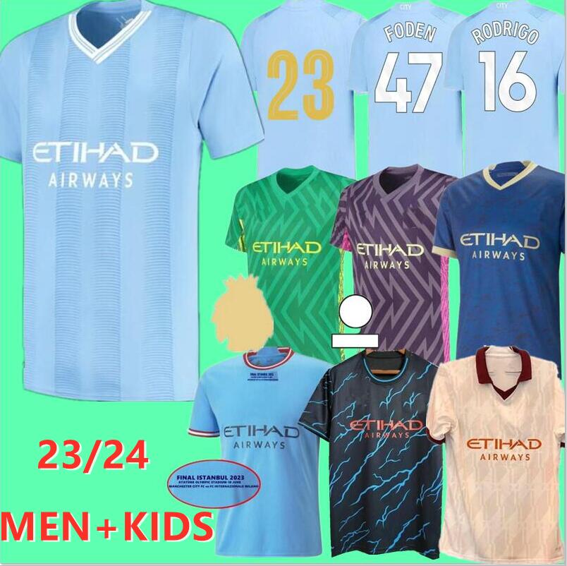 22 23 24 HAALAND soccer jerseys GREALISH STERLING MANS CITIES MAHREZ fans player version DE BRUYNE FODEN football shirt kids kit sets uniform
22 23 24 HAALAND soccer jerseys GREALISH STERLING MANS CITIES MAHREZ fans player version DE BRUYNE FODEN football shirt kids kit sets uniform