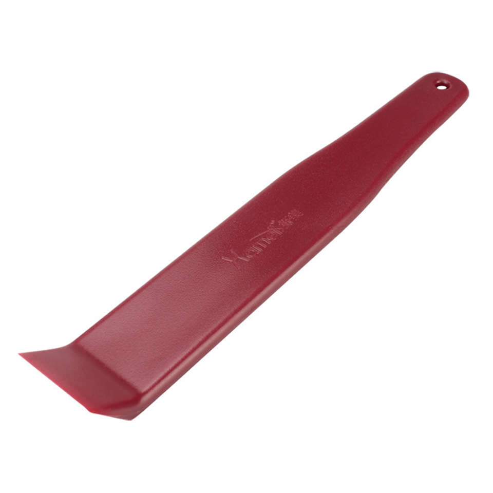 Professional Car Trim Removal Tool, Non-Scratch Thick Plastic Pry Tool for Safe Interior Dashboard Door Panel Molding Clip Installation & Removal, Red