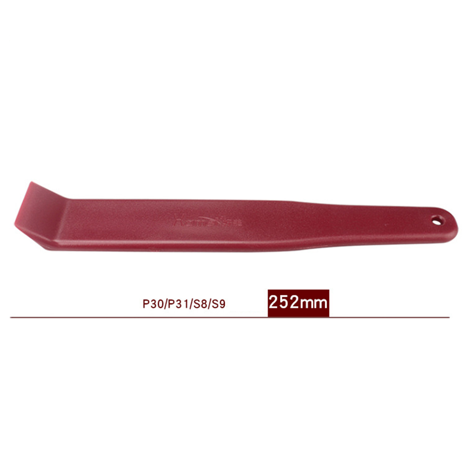 Professional Car Trim Removal Tool, Non-Scratch Thick Plastic Pry Tool for Safe Interior Dashboard Door Panel Molding Clip Installation & Removal, Red