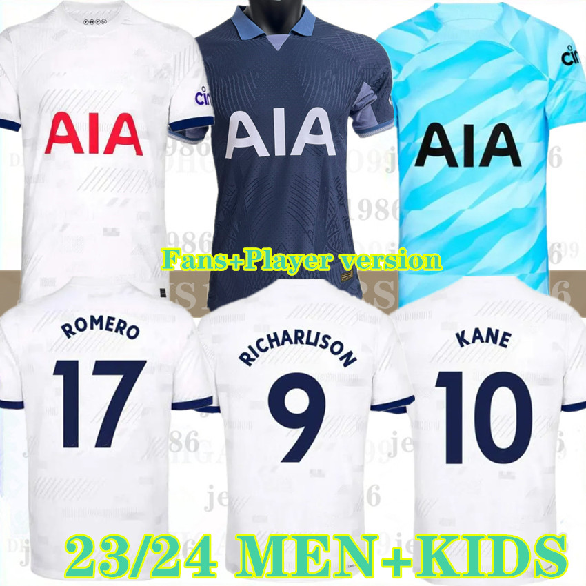 New KANE 23 24 SON Soccer Jerseys KULUSEVSKI RICHARLISON PERISIC PEDRO PORRO 2023 2024 DANJUMA ROMERO goalkeeper Football kit shirt SPURS Men kids set unifomrs 66888, 2324 gk
New KANE 23 24 SON Soccer Jerseys KULUSEVSKI RICHARLISON PERISIC PEDRO PORRO 2023 2024 DANJUMA ROMERO goalkeeper Football kit shirt SPURS Men kids set unifomrs 66888, 2324 gk