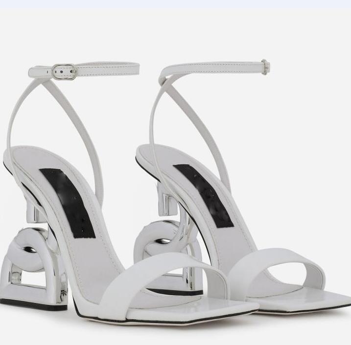 Metallic Crystal embellished Ankle-Tie Sandals heeled stiletto Heels for women Party Evening shoes open toe Calf Mirror leather luxury designers Red-Bottoms