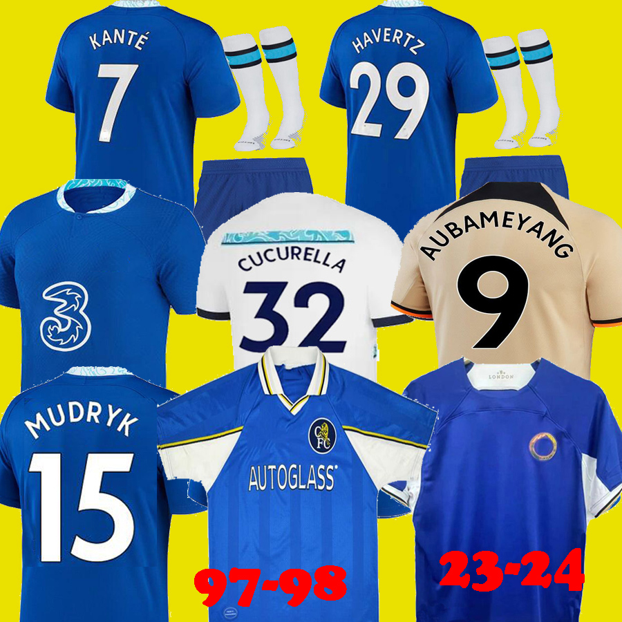 2023 2024 Nkunku Jackson CFC soccer jerseys 22 23 24 Enzo Fernandez Mudryk Joao Felix STERLING Cucurella 97 98 Retro Chukwuemeka football shirt men kids kit, 22 23 thrid away uc l patch
2023 2024 Nkunku Jackson CFC soccer jerseys 22 23 24 Enzo Fernandez Mudryk Joao Felix STERLING Cucurella 97 98 Retro Chukwuemeka football shirt men kids kit, 22 23 thrid away uc l patch