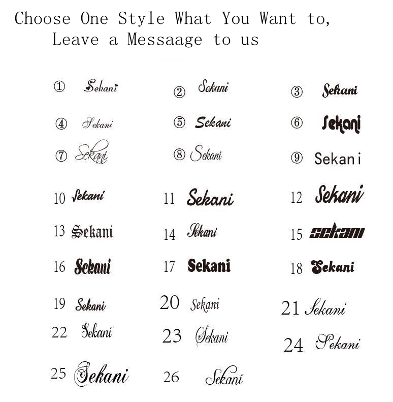 Personalized Custom A-Z Letters Name Pendant Necklace Stainless Steel Jewelry Women Men Couple Gift