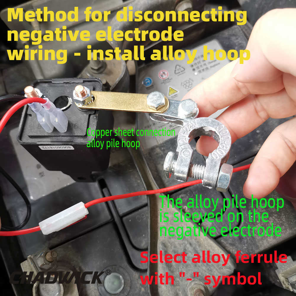 New 12V 200A Switch Integrated Wireless Remote Control Disconnect Cut Isolator Relay for Car Battery Power Off