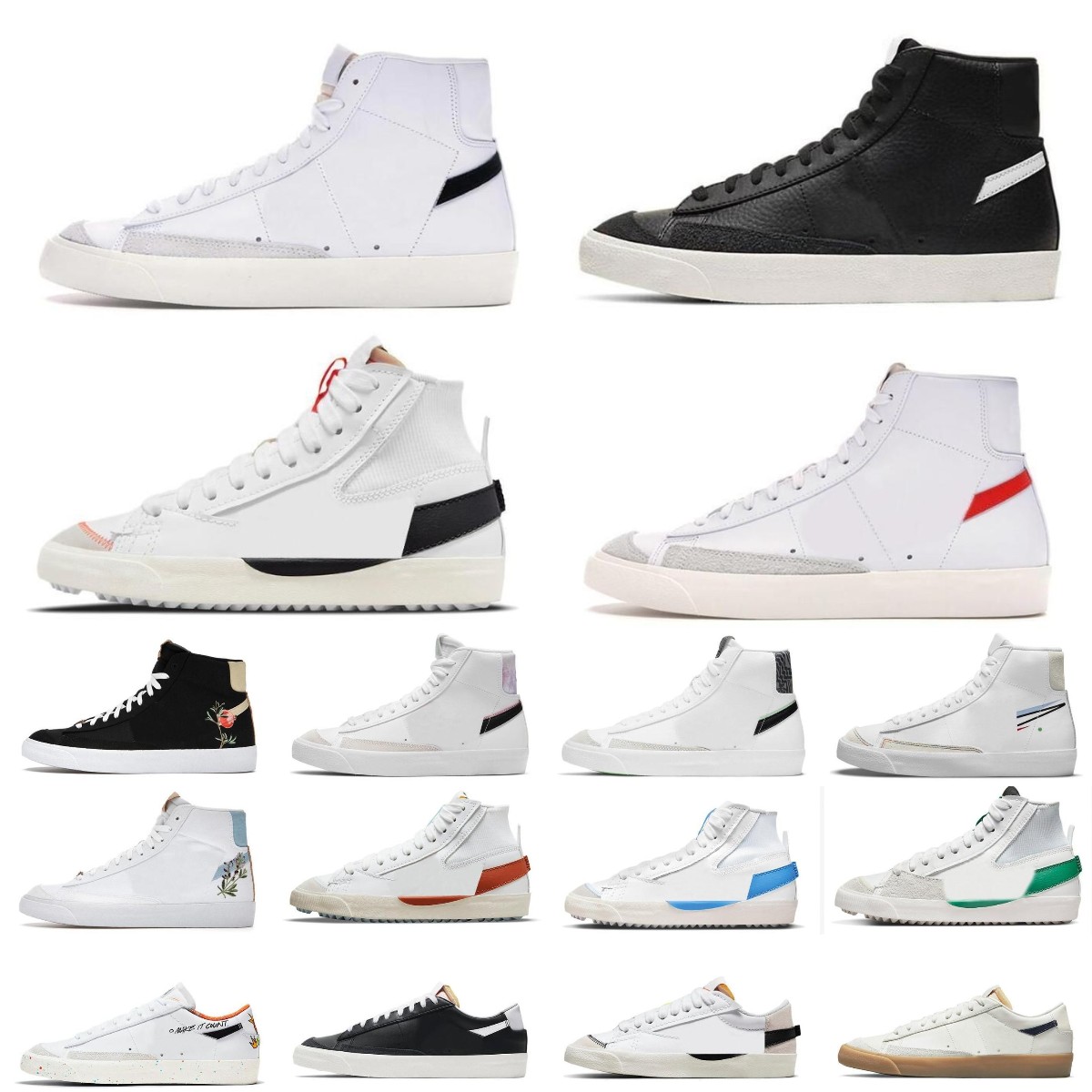 Blazer Shoes Casual Shoes Men Women Trainers Designer Shoe Platform Sneakers Vintage Blazers Multi Color High Pomegranate Jumbo Pink Mid 77 White Black Sail, Box
Blazer Shoes Casual Shoes Men Women Trainers Designer Shoe Platform Sneakers Vintage Blazers Multi Color High Pomegranate Jumbo Pink Mid 77 White Black Sail, Box