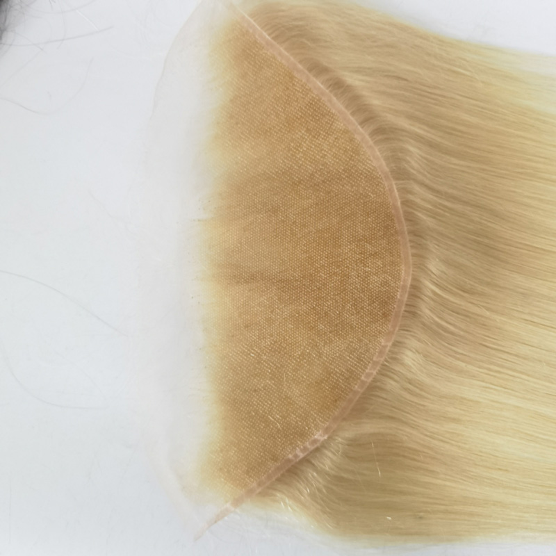 12-24inch Blonde 613# Color HD Swiss 13X4 Frontal 4X4 5*5 Lace Closure Indian 100% Human Virgin Hair Silky Straight