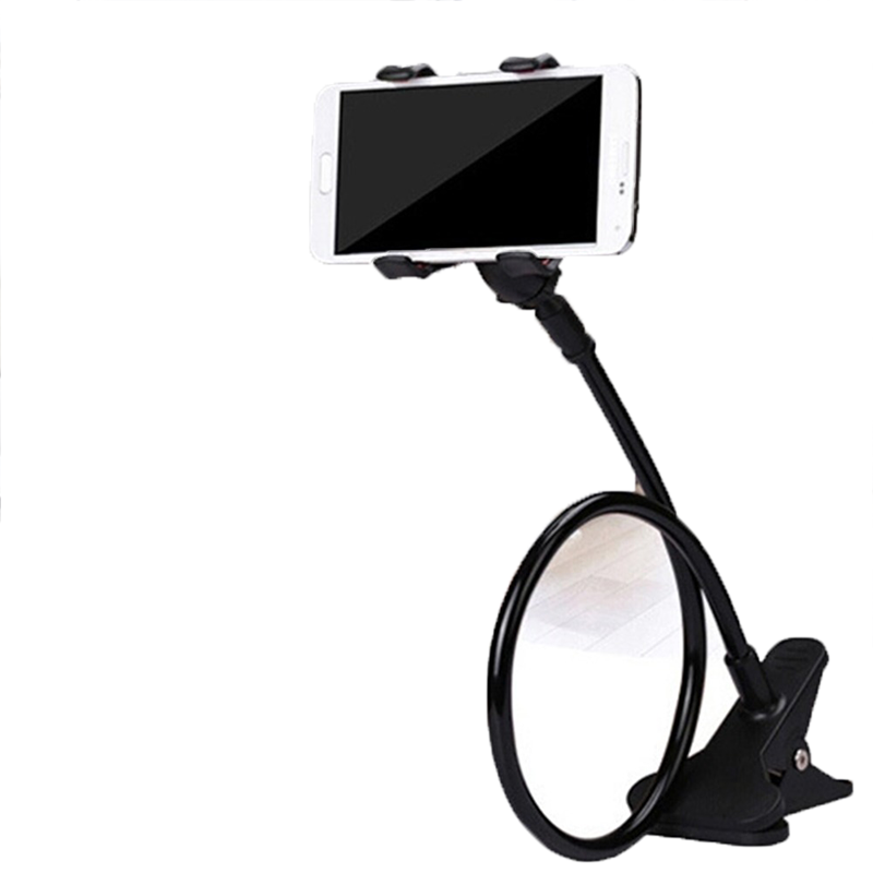 new Mobile Lazy Bracket Two Clamp Flexible Phone Stand Holder for Cellphone Support cell phone mounts4018982