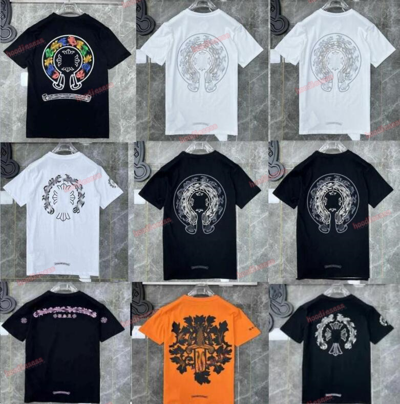 New style Men's T-shirts Luxury Classic Womens t Shirts Ch Brand Fashion Men Sanskrit T-shirt Horseshoe Heart Cross Designer Tshirts Mans Hip Hop Chromes Hearts xs7, W1111
New style Men's T-shirts Luxury Classic Womens t Shirts Ch Brand Fashion Men Sanskrit T-shirt Horseshoe Heart Cross Designer Tshirts Mans Hip Hop Chromes Hearts xs7, W1111
