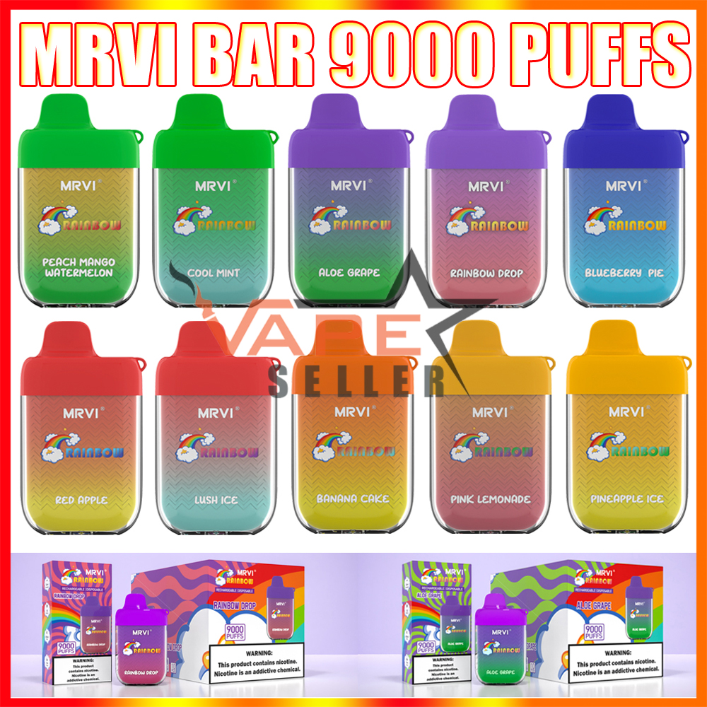 Authentic MRVI BAR 9000 Puffs Disposable Pod E Cigarette Vape Pen With Rechargeable 550mAh Battery 18ml Pod Electronic Hookah Elf Lost Mary Bars 9K Kit
Authentic MRVI BAR 9000 Puffs Disposable Pod E Cigarette Vape Pen With Rechargeable 550mAh Battery 18ml Pod Electronic Hookah Elf Lost Mary Bars 9K Kit