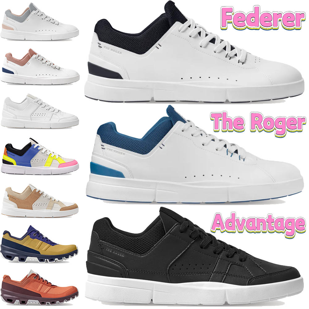 

New running shoes Federer The Roger Advantage Clubhouse Cloudventure mens designer sneakers White Deep Blue Rose Pink Bronze Acai almond sand women cloud trainers, 18 orange white