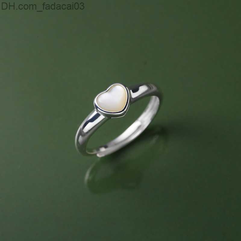 Wedding Rings 925 Sterling Silver Women's Simple Ring with Moon Stone Wedding Natural Gem Ring Aesthetics Korean Fashion Boutique Jewelry Z230712