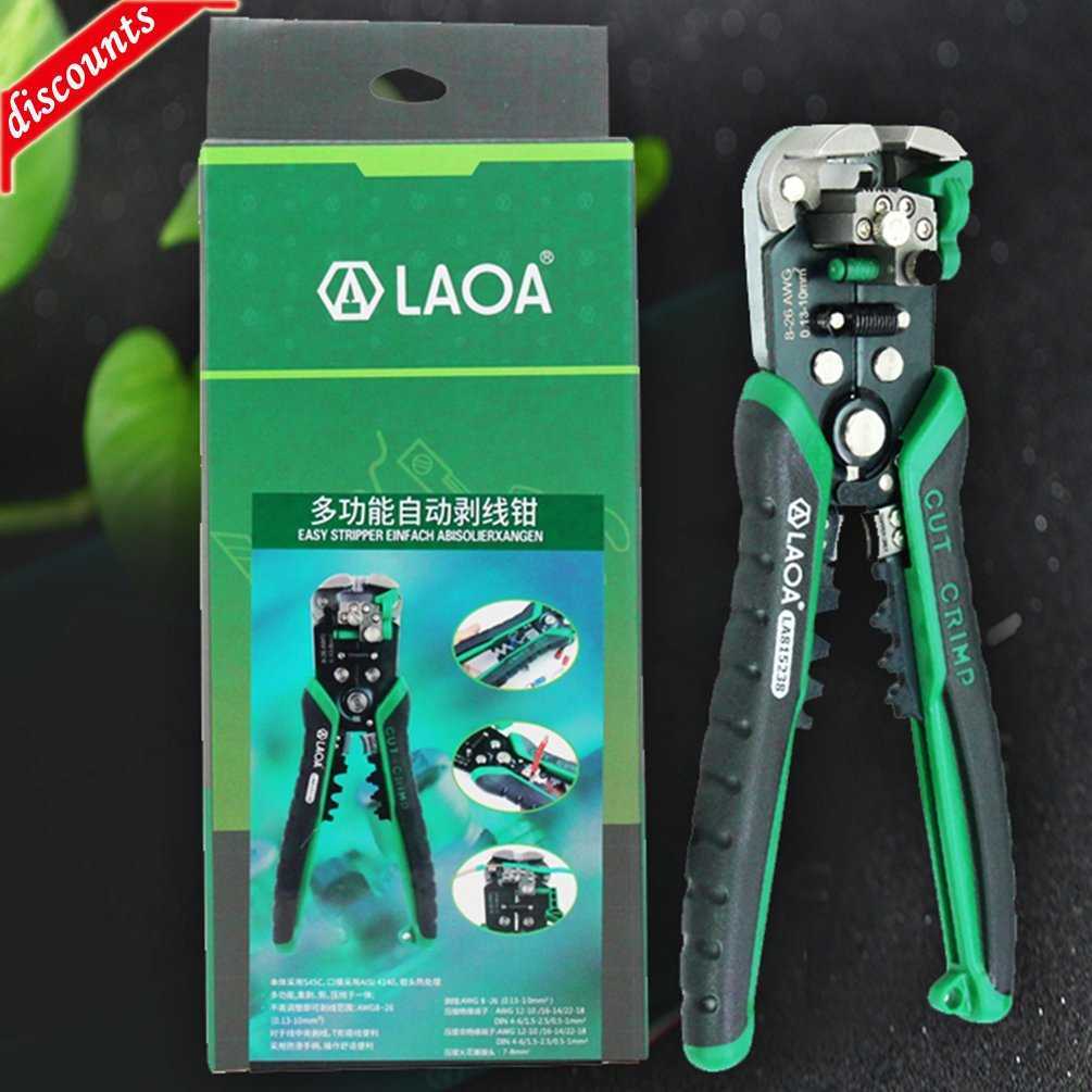New Professional Electrician Tool Cable Wire Stripper Cutter Crimper Automatic Multifunctional Crimping Stripping Plier Tools