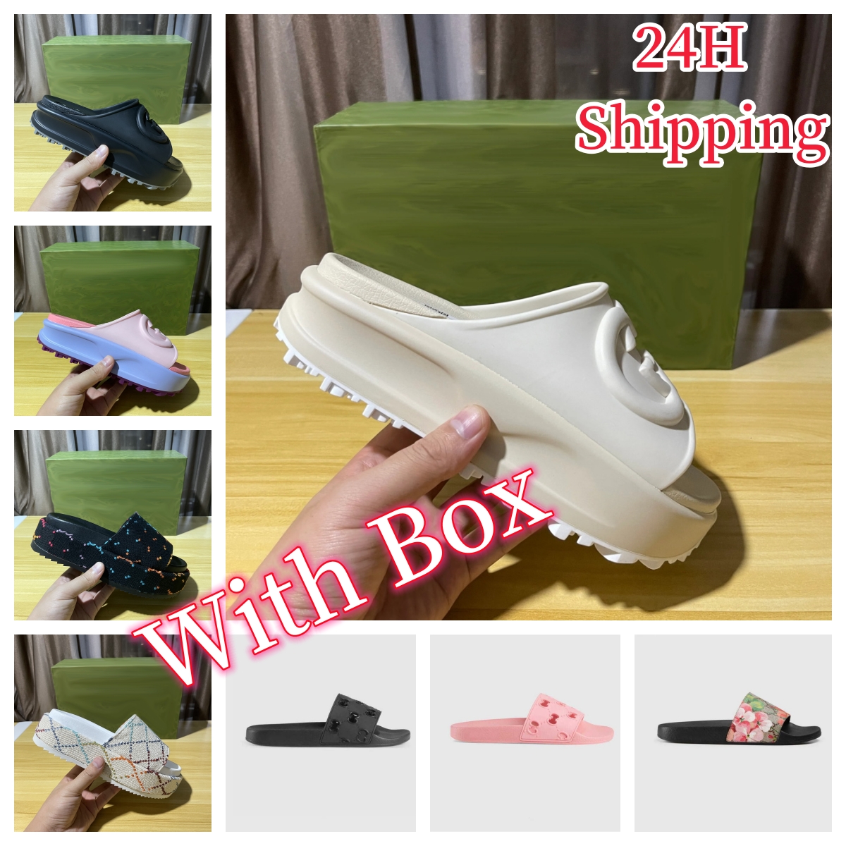 With box 2023 Classic Fashion New Ladies Slippers Summer sandals Fashion Men Beach Indoor Flat Flip Flops Leather Lady Women Shoes Ladies Slippers Size 35-42
With box 2023 Classic Fashion New Ladies Slippers Summer sandals Fashion Men Beach Indoor Flat Flip Flops Leather Lady Women Shoes Ladies Slippers Size 35-42