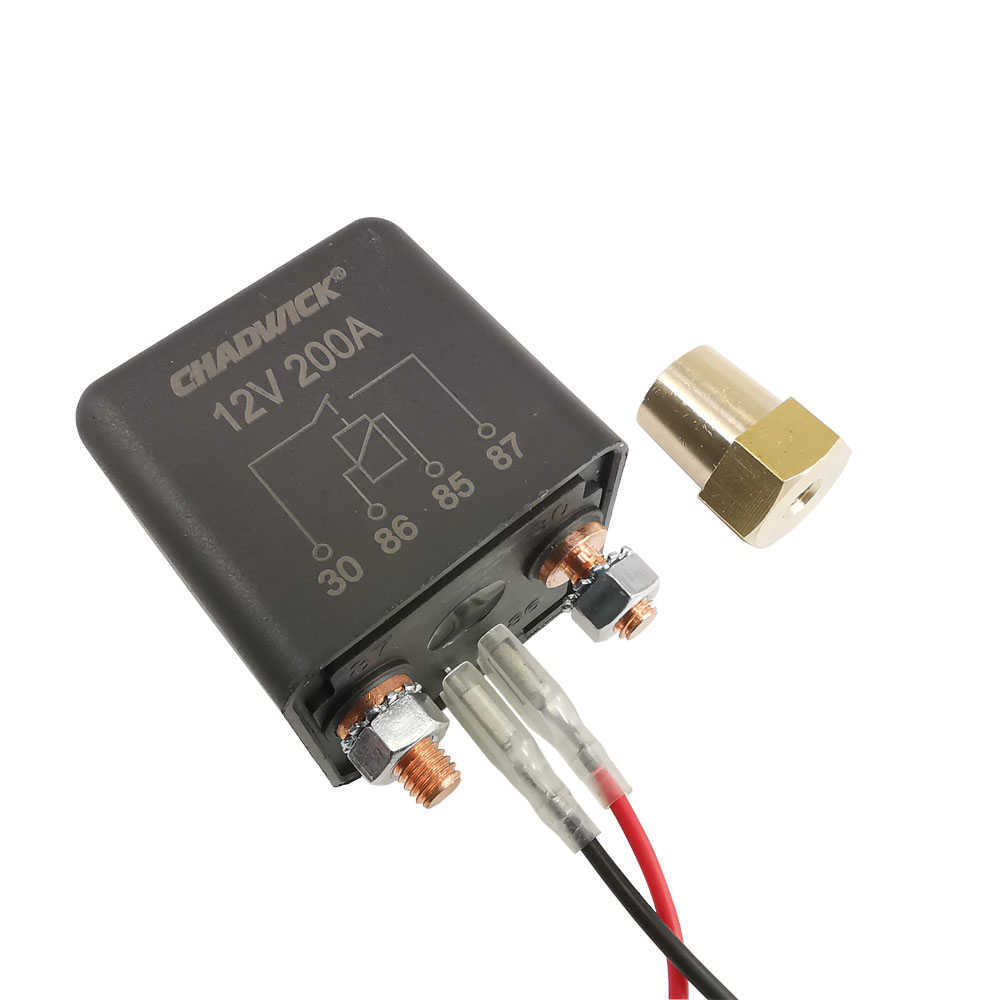 New 12V 200A Switch Integrated Wireless Remote Control Disconnect Cut Isolator Relay for Car Battery Power Off