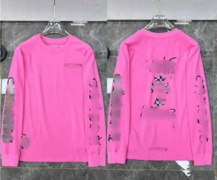Classic Luxury Designer Long Sleeve T-shirt Heart Fashion Womens Horseshoe Sanskrit Cross Print Pullover Sweatshirts Chromes Mens Loose Hoodless Sweater hj7, Custom2
Classic Luxury Designer Long Sleeve T-shirt Heart Fashion Womens Horseshoe Sanskrit Cross Print Pullover Sweatshirts Chromes Mens Loose Hoodless Sweater hj7, Custom2