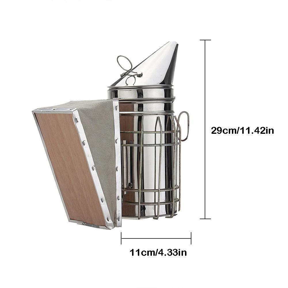 Other Pet Supplies 8 in 1 Beekeeping Tool Kit Set Stainless Steel Bee Hive Smoker Brush Scraper Equipment Tools 230707