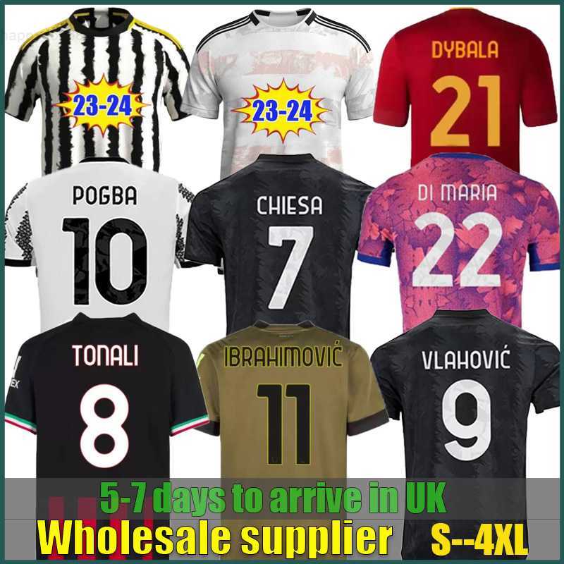 23/24 juventu soccer jerseys home DI MARIA VLAHOVIC POGBA CHIESA McKENNIE LOCATELLI AC MILANS IBRAHIMOVIC top jersey 22 23 JUVE Kits men Kids unifor, Customize
23/24 juventu soccer jerseys home DI MARIA VLAHOVIC POGBA CHIESA McKENNIE LOCATELLI AC MILANS IBRAHIMOVIC top jersey 22 23 JUVE Kits men Kids unifor, Customize