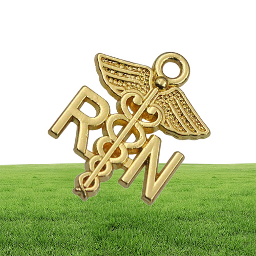 Alloy Medical Sign RN Registered Nurse Charms Catholic Jewelry Findings AAC191