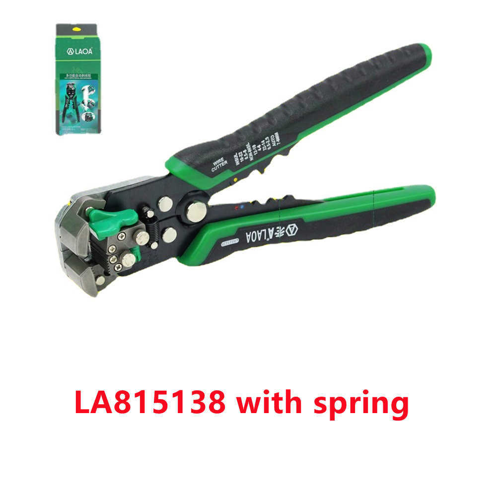 New Professional Electrician Tool Cable Wire Stripper Cutter Crimper Automatic Multifunctional Crimping Stripping Plier Tools