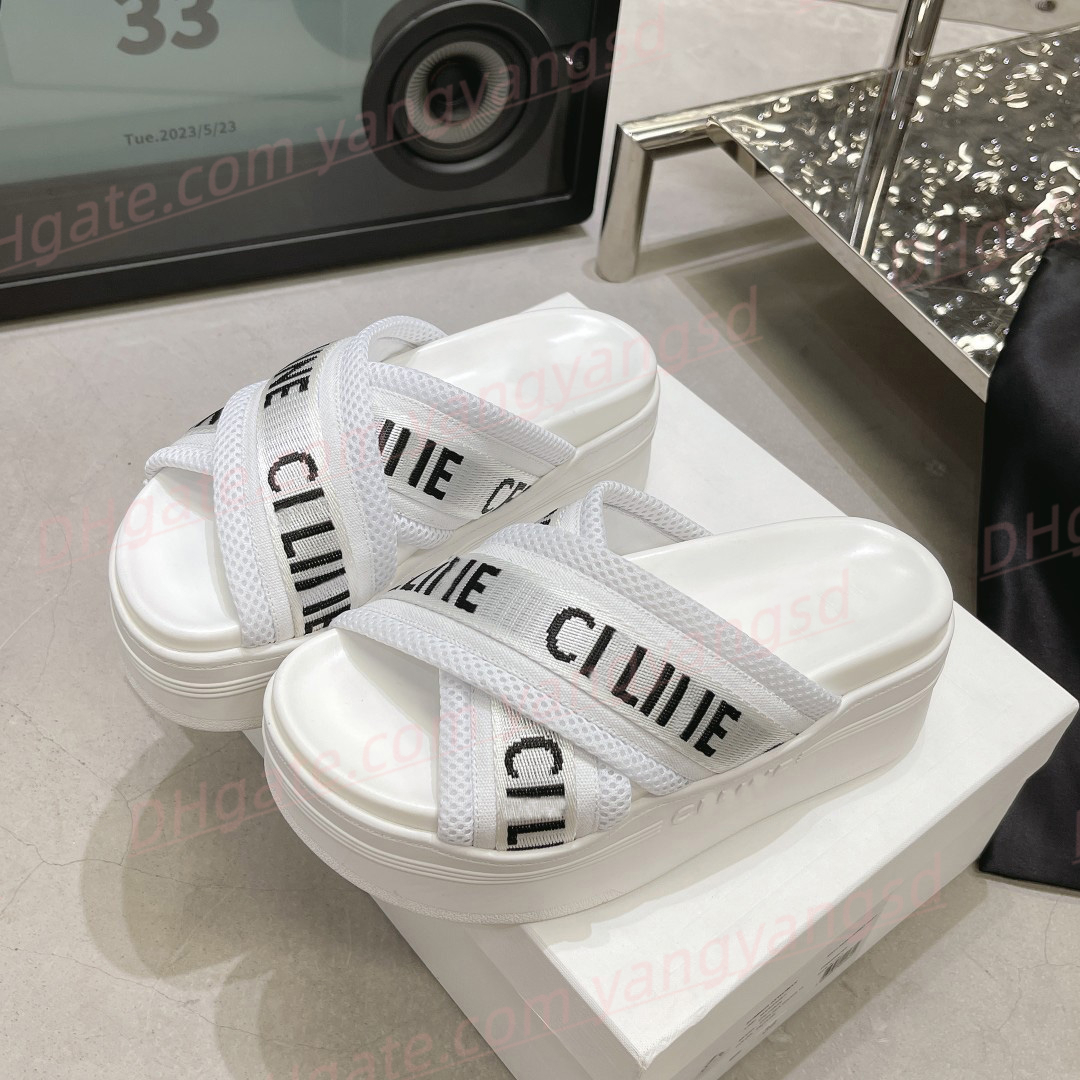 Top Designer sandals slides Luxury Textile Block slides mesh Jacquard black white slippers Fashion Cross straps Rubber Wedge bottom Beach sandals Outdoor shoes, 1-black
Top Designer sandals slides Luxury Textile Block slides mesh Jacquard black white slippers Fashion Cross straps Rubber Wedge bottom Beach sandals Outdoor shoes, 1-black