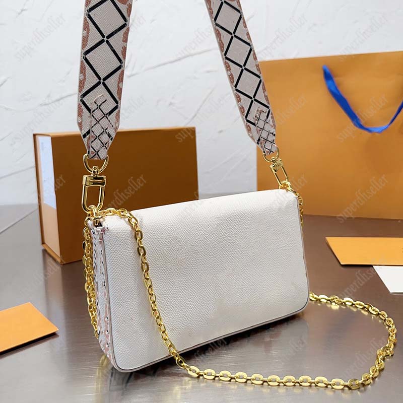 Fashion Shoulder Bag Designer Crossbody Bags Luxury Handbags High-quality Leather Purse 3 Pcs Set Handbag Fashion Cross Body Versatile Wallet