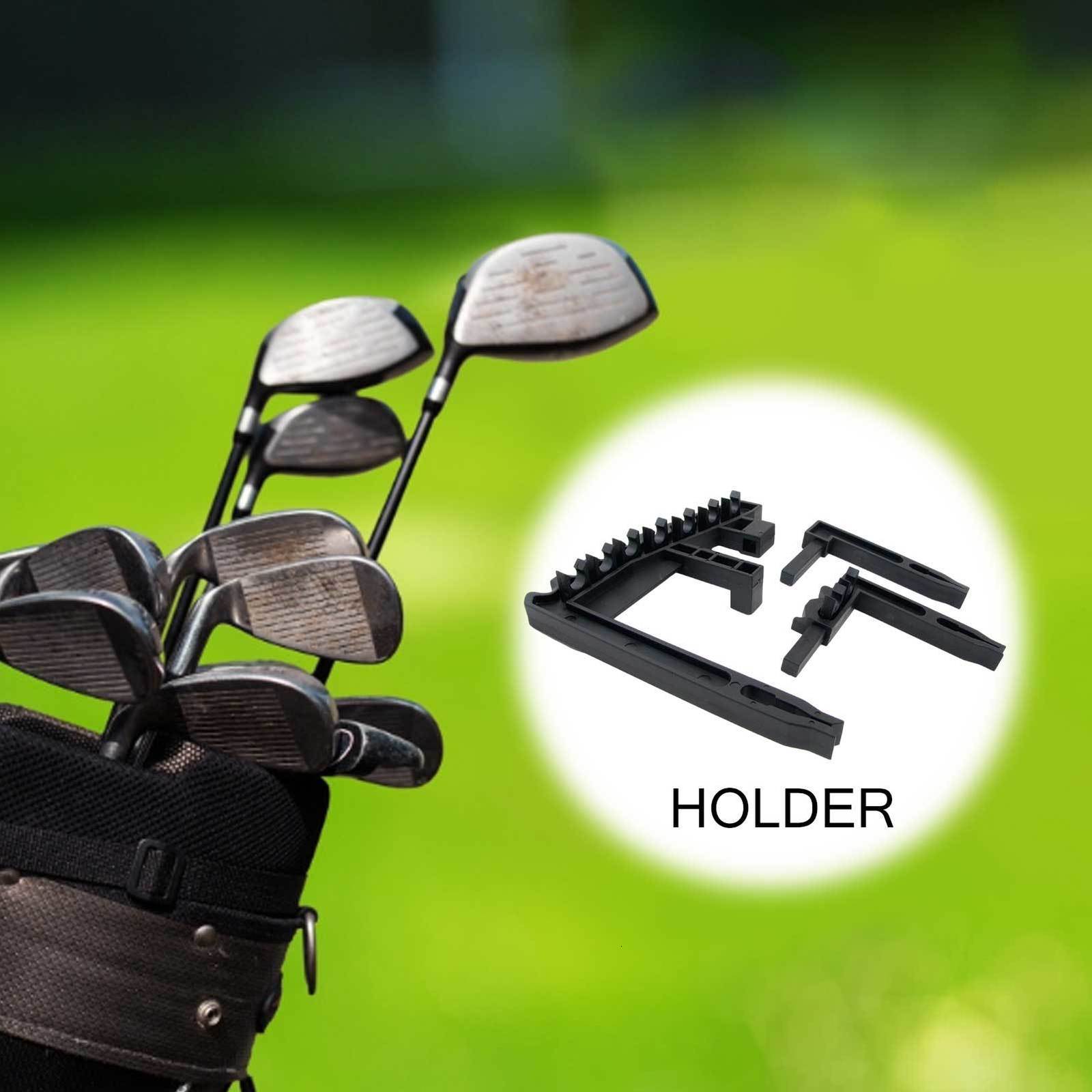 Other Golf Products Durable Golf 9 Iron Club ABS Shafts Holder Stacker Fits Any Size Of Bags Holder Stand Organizer Golf Accessories 230707