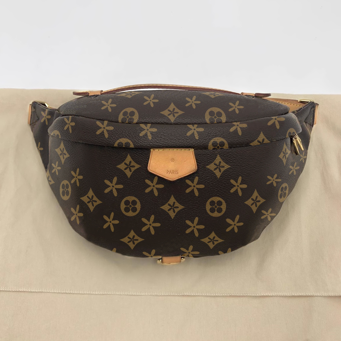 Fashion M43644 Embossed Waist Bags Womens luxury Genuine Leather Bumbag chest bag mens CrossBody Shoulder Belt Designers handbag purse Bumbags Fanny Pack Bum bag