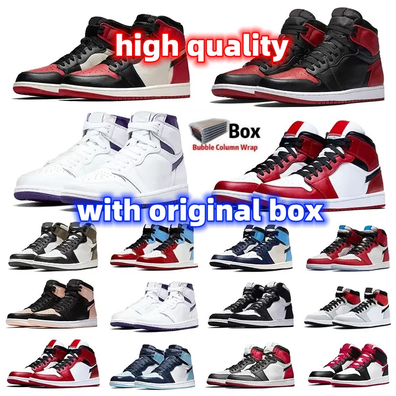2023 Mens 1 high OG basketball shoes 1s Bred Toe Bordeaux University Blue dark mocha bred shadow UNC Top3 twist seafoam men women Sneakers trainers With Box, #0
2023 Mens 1 high OG basketball shoes 1s Bred Toe Bordeaux University Blue dark mocha bred shadow UNC Top3 twist seafoam men women Sneakers trainers With Box, #0