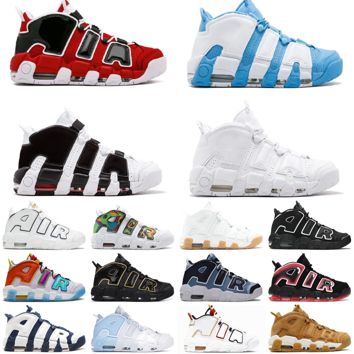 Uptempos Scottie Pippen Basketball Shoes Black White Gym Red University Blue UNC Premium Wheat Denim Volt Rough Green Women Mens Outdoors Trainers Sneakers, Box
Uptempos Scottie Pippen Basketball Shoes Black White Gym Red University Blue UNC Premium Wheat Denim Volt Rough Green Women Mens Outdoors Trainers Sneakers, Box