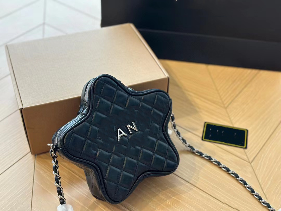 2023 New Star Bag Women's Shoulder Bag Fashion Bag Designer Fashion Casual Cowhide Leather Channel Miyou Star Crossbody Bag Wholesale Designer Bag, Black
2023 New Star Bag Women's Shoulder Bag Fashion Bag Designer Fashion Casual Cowhide Leather Channel Miyou Star Crossbody Bag Wholesale Designer Bag, Black