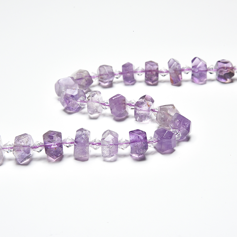Synthetic Quartz natural Faceted Aquamarine Labradorite Amethyste stone beads gemstone DIY loose for jewelry making strand 230707