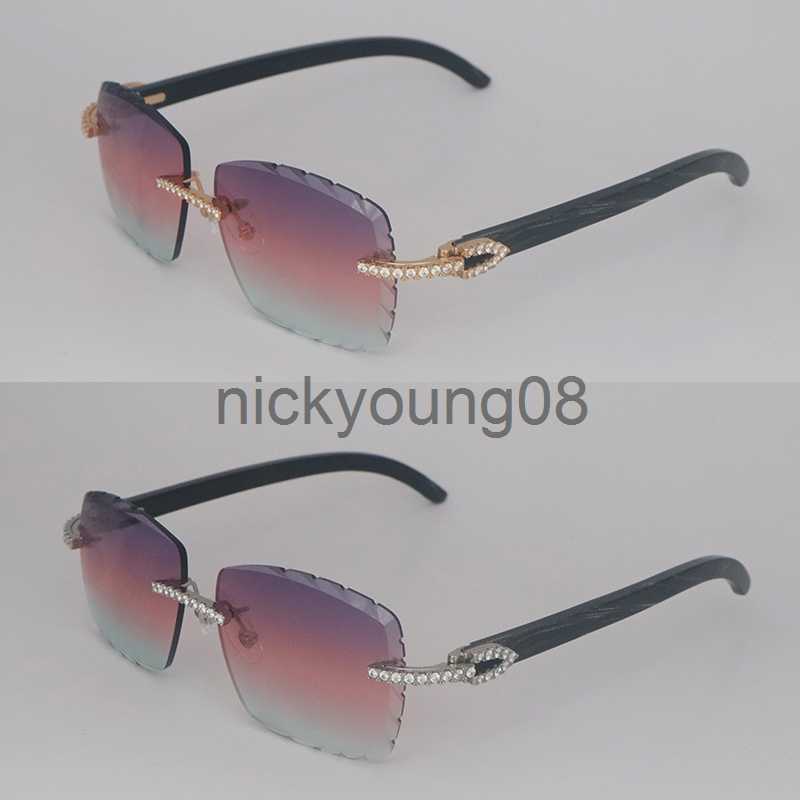 Sunglasses Luxury Moissanite Diamond Set Rimless Sunglasses Womans Big Stones 25 Carat Diamond Sun glasses Original MARBLED BLACK BUFFALO HORN Men Women Diamond cu
Sunglasses Luxury Moissanite Diamond Set Rimless Sunglasses Womans Big Stones 25 Carat Diamond Sun glasses Original MARBLED BLACK BUFFALO HORN Men Women Diamond cu