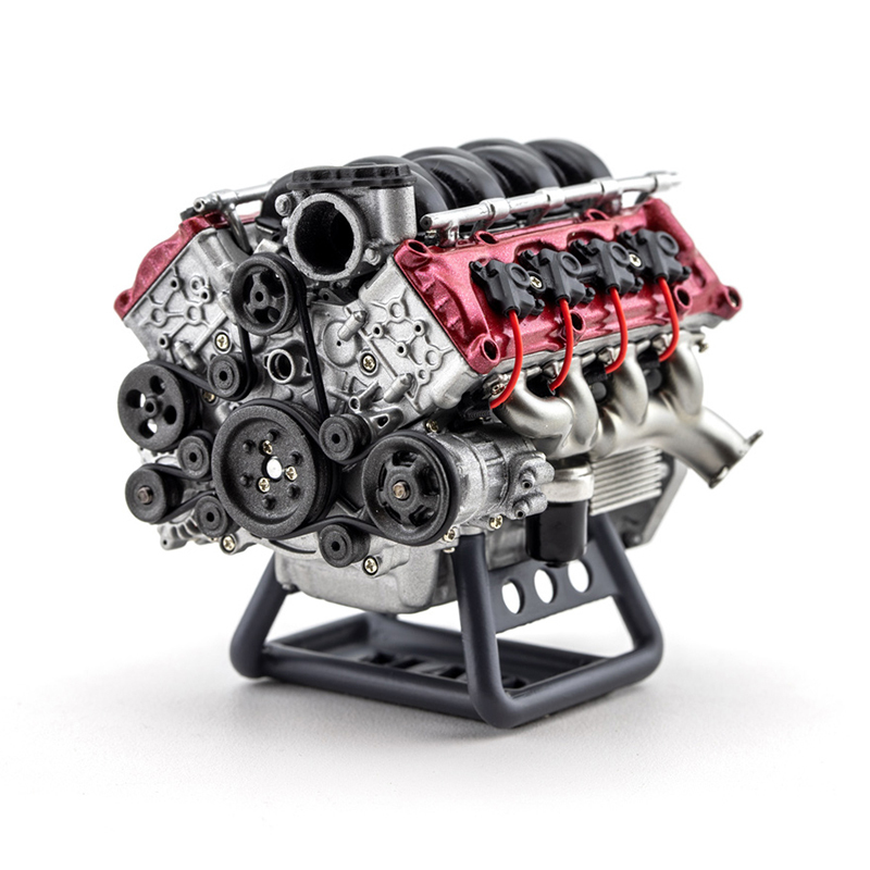 Diecast Model MAD V8 Engine Internal Combustion Assembly Kit RC Full Simulation Suitable for Car 230710