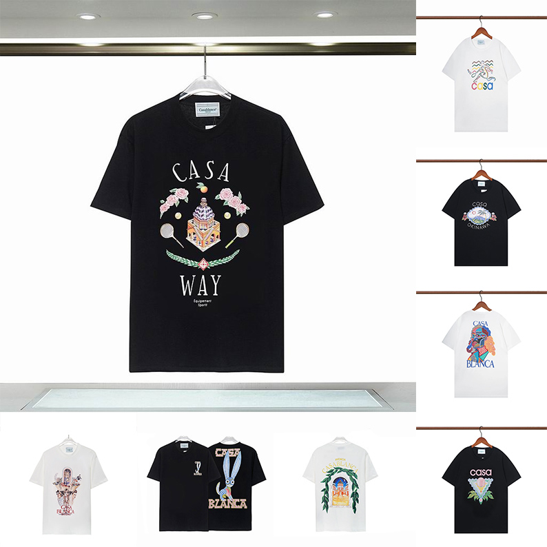 Fashion Mens T shirt Casablancas Womens Tshirts Casual Chest Letters Print Short Sleeves Summer Casablanc T-Shirts Men Loose Graphic Tees, 45
Fashion Mens T shirt Casablancas Womens Tshirts Casual Chest Letters Print Short Sleeves Summer Casablanc T-Shirts Men Loose Graphic Tees, 45