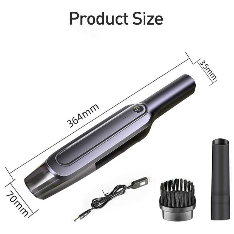 New 6000Pa Vacuum Strong Wireless Handheld Appliance Cleaning hine Portable Dust Cleaner for Home Car