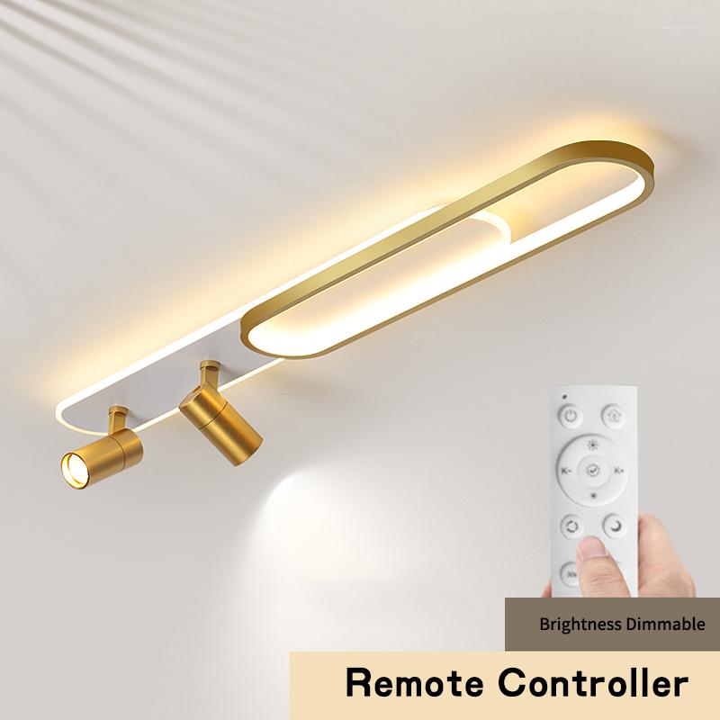 Lights Ceiling 2023 Modern Led Lamps With Spotlight For Living Room Kitchen Corridor Indoor White Strip Acrylic Chandeliers