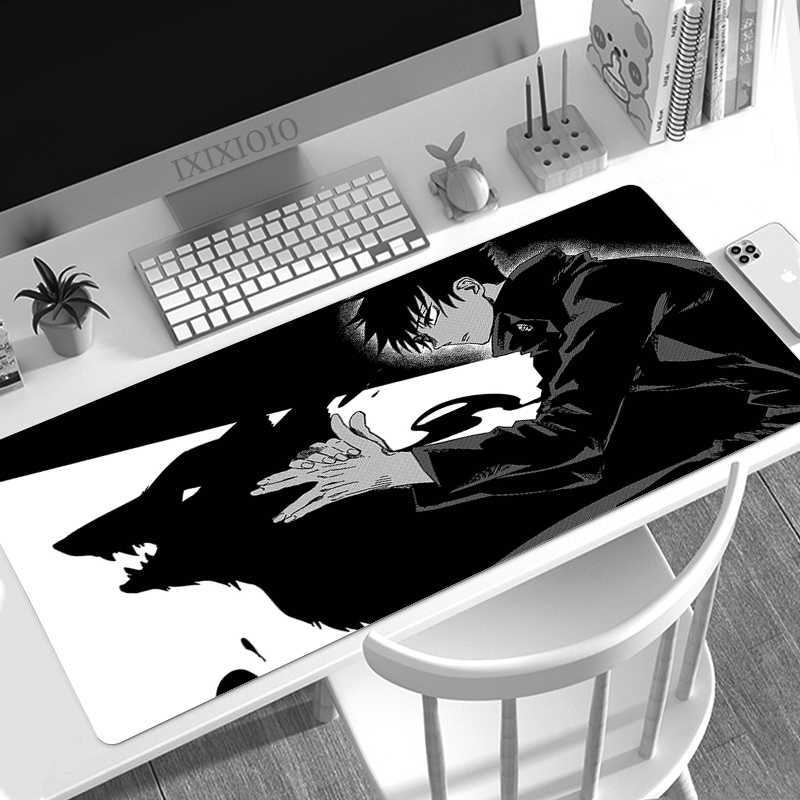 Mouse Pads Wrist Kaisen Anime Mouse Pad Gamer XL Custom Computer New Mousepad XXL keyboard pad Carpet Natural Rubber Soft Table Mat R230710