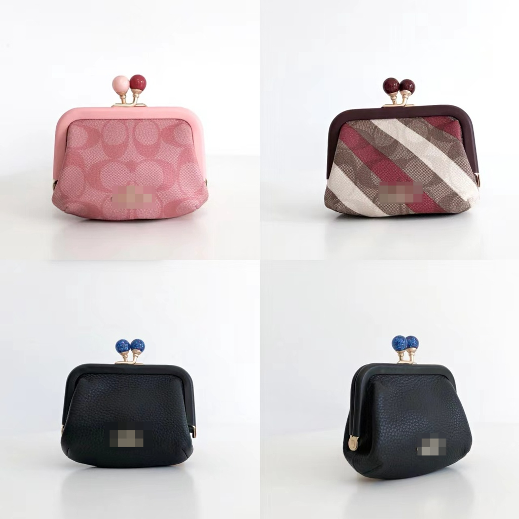 New Women's Prse Kiss Lock Print Solid Color Coin Purse/Wallet Portable, Cute, Storage, Exquisite, Fashion, Versatile Change Bag, Handheld Bag