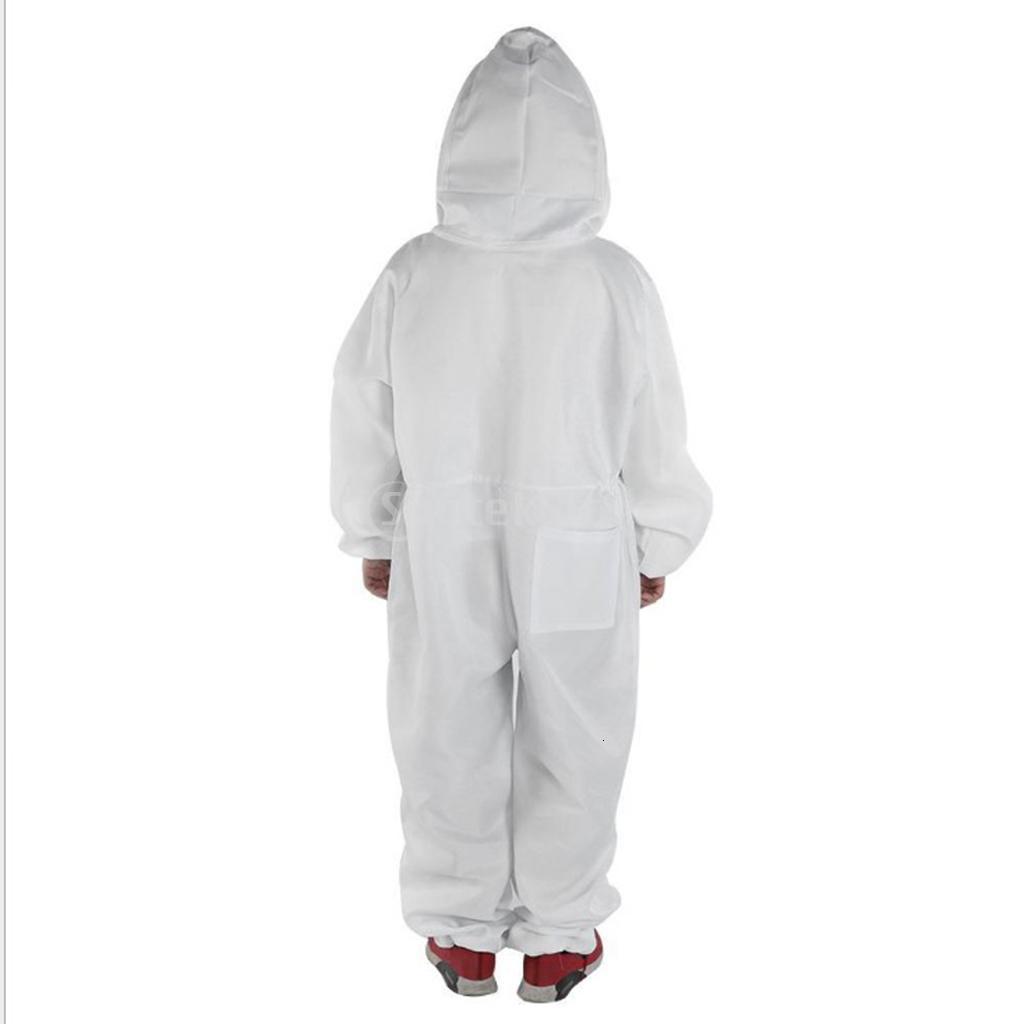 Other Pet Supplies Professional Beekeeper Suit Bee Keeping All Body Hooded Beekeeping Coat Beginner Beekeepers Veil Hood 230707