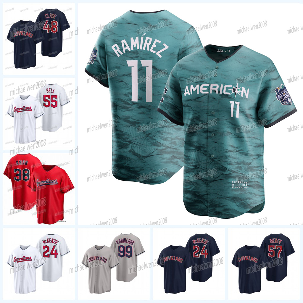 11 Jose Ramirez Guardians All Star Jersey Cleveland Steven Kwan Oscar Gonzalez Oscar Gonzalez Emmanuel Clase Shane Bieber Myles Straw Josh Naylor Andres Gimenez, Youth cool base
11 Jose Ramirez Guardians All Star Jersey Cleveland Steven Kwan Oscar Gonzalez Oscar Gonzalez Emmanuel Clase Shane Bieber Myles Straw Josh Naylor Andres Gimenez, Youth cool base