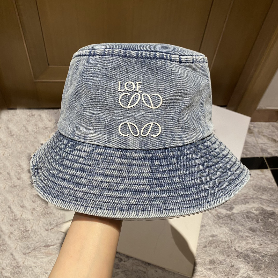 LEW full logo Bucket hat designer Beanie Cap 2023 new blue high quality sunscreen cap trend for men and women