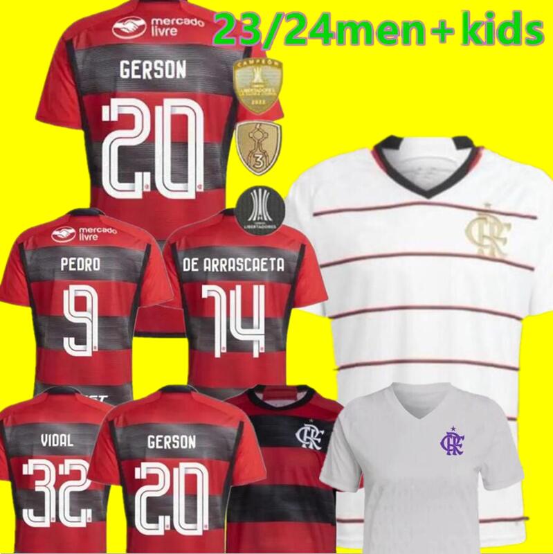 

23 24 Flamengo soccer jerseys 2023 2024 DIEGO E.RIBEIRO GABRIEL B. GABI PEDRO VIDAL DE ARRASCAETA GERSON B.HENRIQUE Camisa Mengo Men women / kids kit football shirt, Palmeiras away