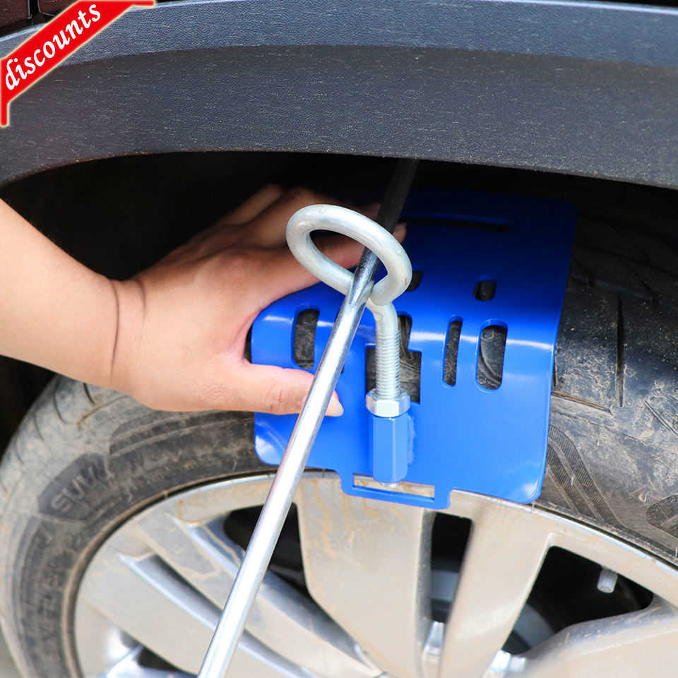 New Car Dent Tool Trace-free Sheet Metal Spray Paint Shaping Crowbar Base Bump Repair Special Tire Bracket