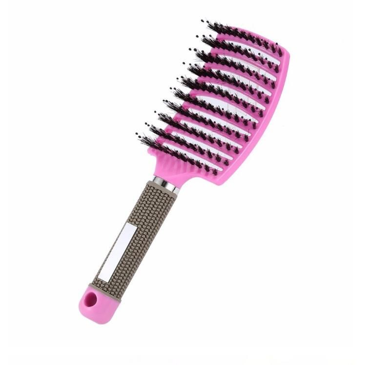 Professional Anti-static Hair Brush Curved Row Hair Comb Hairstyle Scalp Massager Hairbrush Barber Hairdressing Styling Tools