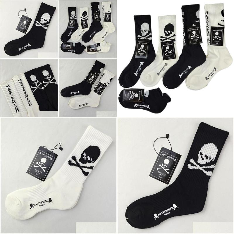Men'S Socks Mens Sold By 4Pairs/Lot--Japan Mmj Cotton Mastermind Black And White Womens Towel Bottom Sports Wz22Mens Mensmens Drop D Dhcp6