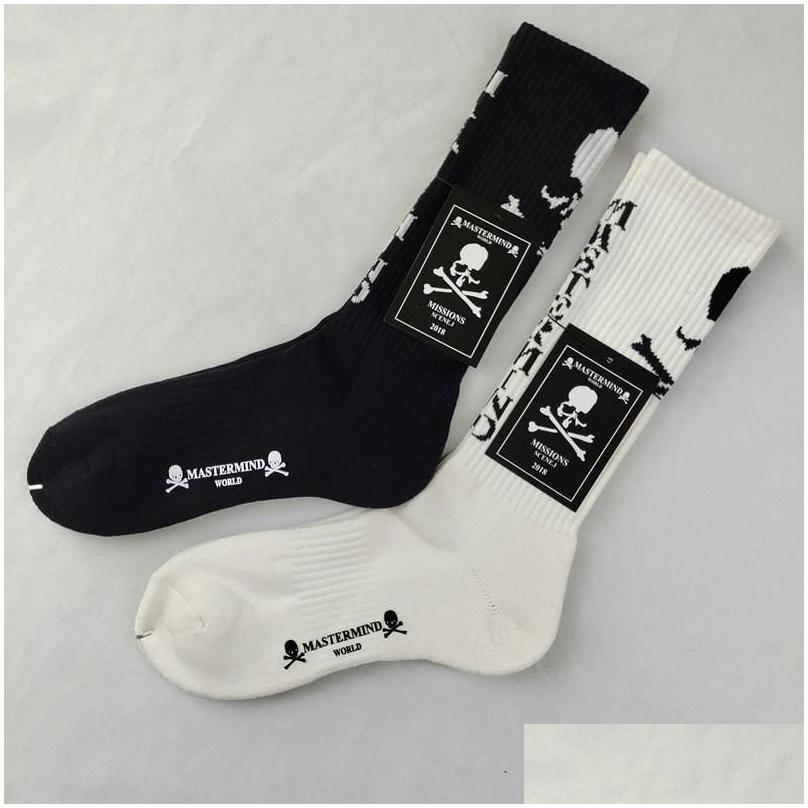 Men'S Socks Mens Sold By 4Pairs/Lot--Japan Mmj Cotton Mastermind Black And White Womens Towel Bottom Sports Wz22Mens Mensmens Drop D Dhcp6