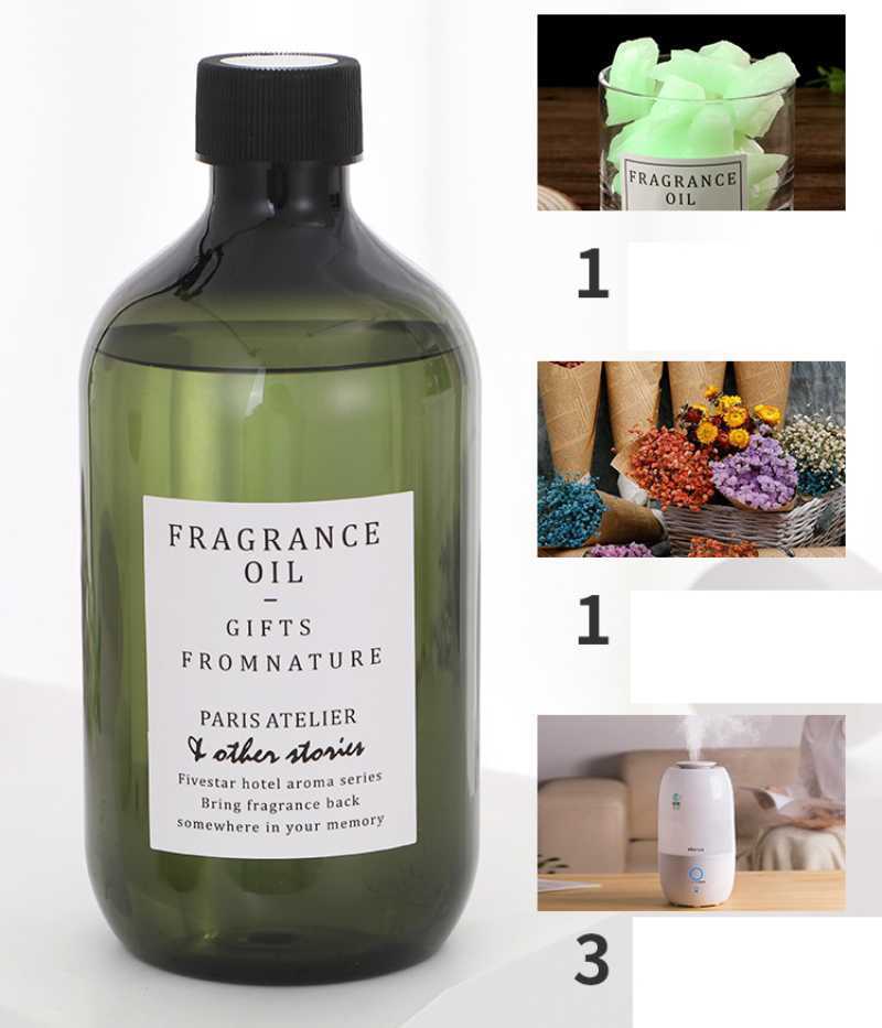 Aromatherapy 500ml No Fire Aroma Essential Oil Hotel Perfume Lavender Plant Essential Oil Supplement Liquid Home Air Freshener