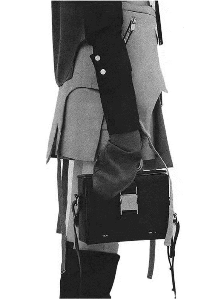 Skirts DEAT Fashion Women Skirt High Waist Deconstruct Multi-layer Irregular Stitching Asymmetric Mini Skirts Spring 17A4000H 230710